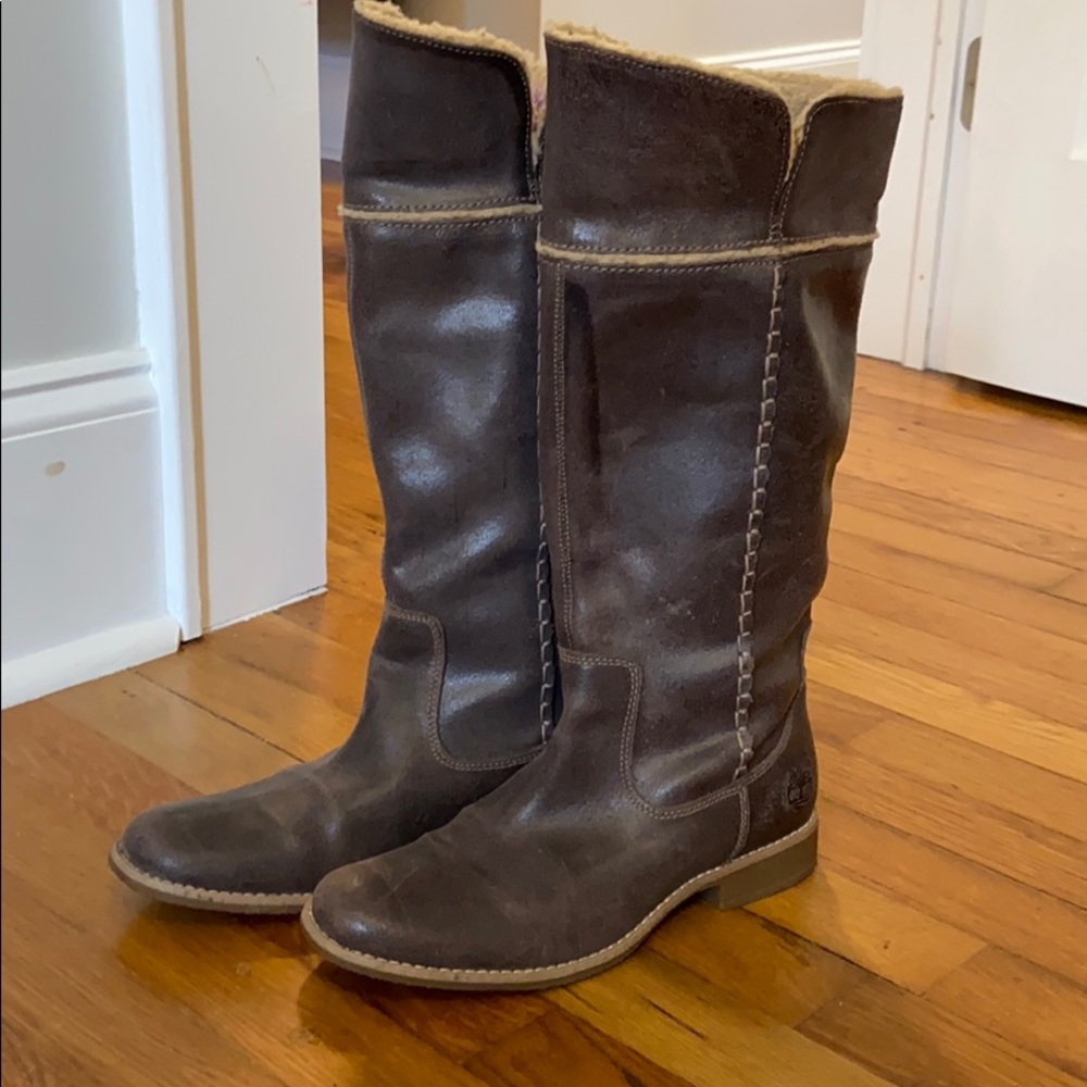 Timberland Leather Boots Size 8